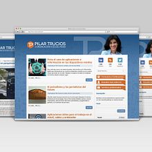 PILAR TRUCIOS. Br, ing, Identit, Graphic Design, and Web Design project by Matías Cazorla - 01.08.2018