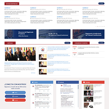 Tribunal Constitucional RD. Web Design projeto de Hairo Mercedes Hernández - 09.01.2018