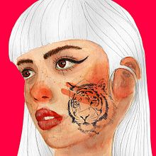Emily Bador: Retrato ilustrado en acuarela. Fine Arts, Calligraph, and Traditional illustration project by Javier Piñol - 01.09.2018