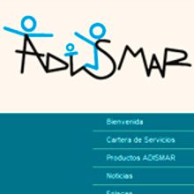 Web Adismar. Un proyecto de Diseño gráfico y Diseño Web de Inmaculada Bailac Cano - 30.11.2009