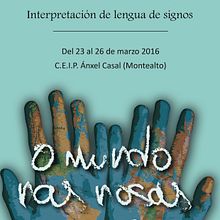 Semana cultural lenguaje de signos. Graphic Design project by Cristina Rodríguez Gómez - 01.09.2018