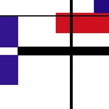 Mondrian Style. Animation project by Cristina Martín - 01.09.2016
