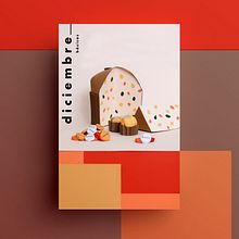 Diciembre. Arts, Crafts, Art Direction, Graphic Design, Traditional illustration, and Paper Craft project by Inés Marco Aguilar - 01.09.2018