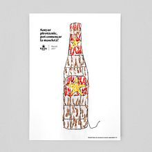 Estrella Damm Falles. Arts, Crafts, and Advertising project by Higinio Rodríguez Menayo - 01.09.2018
