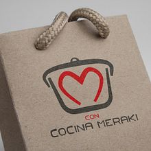Branding · Cocina con meraki. Br, ing, Identit, Art Direction, and Graphic Design project by Diego Checa - 01.10.2018