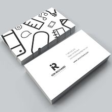Tarjetas de visita Ein Projekt aus dem Bereich Design und Grafikdesign von Ion Richard - 10.01.2018