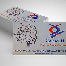 Tarjetas Carpel II - Rizo y Liso. Graphic Design project by Patricia Castaño - 01.11.2018