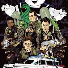 Ghostbusters. Un progetto di Cinema, Cinema, video e TV, Design editoriale, Graphic design, Illustrazione tradizionale e Illustrazione vettoriale di Alex G. - 20.09.2017