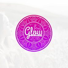 Logo Glow 2018. Br, ing, Identit, and Graphic Design project by Esteve Ca - 01.11.2018