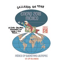 La semana que viene en México DF por 11 días. Comic project by Miguel Gallardo - 01.12.2018