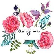 Mis flores y yo. Un projet de Illustration traditionnelle de Lina Yumi Traspaderne - 13.01.2018