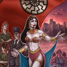 Diseño de novela «Fangs of the SS». Projekt z dziedziny Grafika ed, torska, Trad, c i jna ilustracja użytkownika Rubén Megido - 04.01.2018