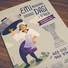 Emi Dasí, catering. Br, ing, Identit, Graphic Design, Traditional illustration, and Vector Illustration project by Toni Benlliure - 01.01.2016