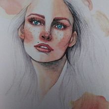 Mi Proyecto del curso: Retrato ilustrado en acuarela. Marketing project by Nieves Pantión - 01.14.2018