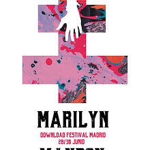 Cartel Marilyn Manson. Art Direction, Design, Graphic Design, and Music project by Raúl Covisa Romero - 01.15.2018