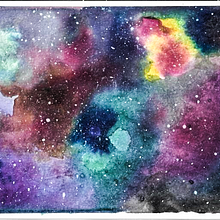 Galaxia. Painting project by Lucero León - 01.15.2018