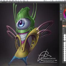 "Bicholigeno" Wip. Character Design, and Traditional illustration project by Martin Mariano Hernandez Tena - 01.15.2018