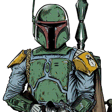 Boba Fett concept. Un progetto di Belle arti e Illustrazione tradizionale di Joaquín Porcar Díaz - 26.09.2017