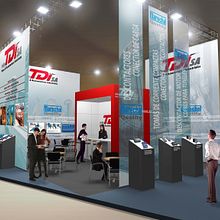 Stand para distintas ferias. Un progetto di Architettura d'interni, Belle arti, Design e Interior design di Cristii Vs - 16.01.2018