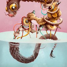 Monsters. Un proyecto de Ilustración tradicional de Óscar Lloréns - 17.01.2018