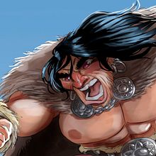 Conan vs rabbit. Un progetto di Fumetto, Character design e Illustrazione tradizionale di Josep Giró - 10.12.2017