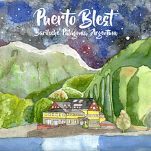 Puerto Blest. Bariloche. Patagonia. Argentina. Ein Projekt aus dem Bereich Design, Traditionelle Illustration und Lettering von Alejandro Bottini - 17.01.2018