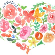 Flor de corazón! Ein Projekt aus dem Bereich Traditionelle Illustration von Alejandro Bottini - 17.01.2018