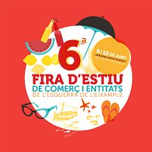 Nou Eixample: Cartel de Verano. Br, ing, Identit, Creative Consulting, Art Direction, Design, Graphic Design, Education, Events, Design Management, Traditional illustration, Vector Illustration, Infographics, Lettering, Marketing, and Advertising project by Carina Stinga - 01.18.2018