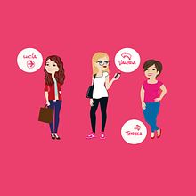 Con la mujer. Un proyecto de Br, ing e Identidad, Dirección de arte, Diseño, Diseño de personajes, Diseño gráfico, Educación, Ilustración tradicional, Ilustración vectorial y Marketing de Carina Stinga - 18.01.2018