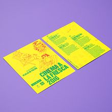 Cinema a la Fresca. Arts, Crafts, Fine Arts, Film, Design, Information Design, Character Design, Graphic Design, Photograph, Traditional illustration, and Art Direction project by Bàrbara Alca - 07.18.2016