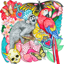 Ilustración by el dios de los tres . Un progetto di Belle arti e Illustrazione tradizionale di Javier Navarro Romero - 19.01.2018