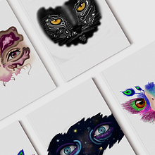 Ilustraciones - Miradas. Arte urbana, Artes plásticas, Design de personagens e Ilustração tradicional projeto de Alexander Roldan - 20.01.2018