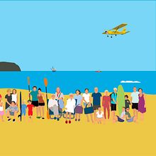 Retrato de Familia . % Lucia Bonilla tarafından hazırlanan Vektör İllüstras, Ve onu projesi - 01.06.2018