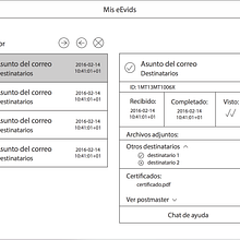 eEvidence. Un proyecto de Desarrollo Web, Diseño Web y UX / UI de Laura CS - 30.10.2016