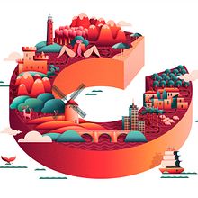 XV CIRCUITO de la Red. Un proyecto de Dirección de arte, Diseño gráfico, Ilustración tradicional e Ilustración vectorial de Ulises Martín Martín - 22.09.2017