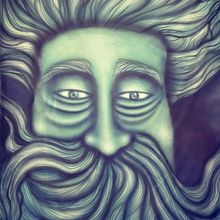 Neptune. Fine Arts, and Traditional illustration project by La gata Sobre el tejado - 01.22.2018