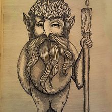 Duende de la abundancia. Fine Arts project by La gata Sobre el tejado - 01.23.2018