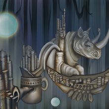 A travel to a new conscience. Fine Arts, and Traditional illustration project by La gata Sobre el tejado - 01.23.2018