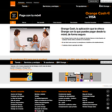 Arquitectura y redacción ORANGE CASH microsite. Un proyecto de Consultoría creativa y Escritura de Raúl F. Millares - 24.03.2015
