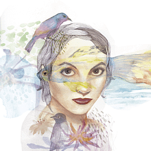 Acuática. Fine Arts, Pattern Design, Costume Design, Traditional illustration, and Vector Illustration project by Paula Jorquera - 02.25.2018