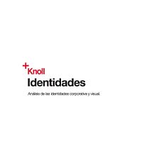 Knoll: Identidad gráfica.. Un progetto di Design, Design e creazione di mobili e Graphic design di Jacobo Piñeiro - 25.10.2017