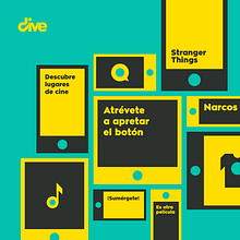 DIVE. Br, ing, Identit, Art Direction, Graphic Design, and Vector Illustration project by Álvaro Fernández Maldonado - 01.25.2018