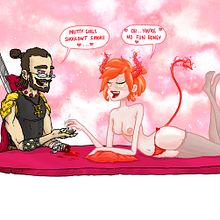 Succubus <3. Un proyecto de Cómic, Diseño de personajes e Ilustración tradicional de Luis Moreira - 10.01.2018