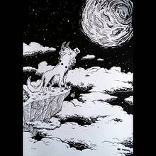 God Creature. Un proyecto de Bellas Artes, Diseño de juegos e Ilustración tradicional de Luis Moreira - 19.09.2017