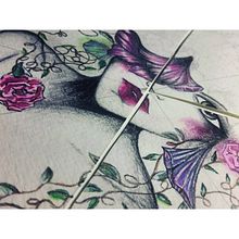 Morena de aquellas. Projekt z dziedziny  Sztuki piękne, Design, Trad, c i jna ilustracja użytkownika Naomi Génova Echenique Carbajal - 26.01.2018