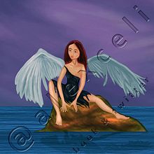 Portada de Novela El origen del Ángel oscuro. Fine Arts, Editorial Design, and Traditional illustration project by Alex Celi - 01.28.2018
