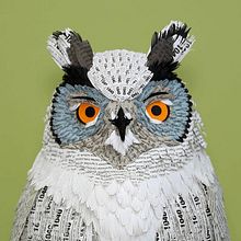 Wise Owl. . Un progetto di 3D, Character design, Design editoriale, Illustrazione tradizionale e Papercraft di Diana Beltran Herrera - 29.01.2018