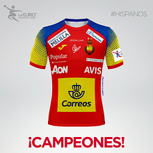 Selección española de balonmano | Campeones de Europa. Direção de arte, Design gráfico e Ilustração tradicional projeto de Alberto Cuartones - 30.01.2018