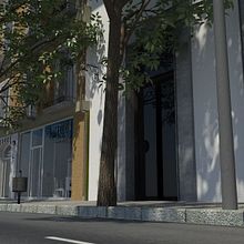 Cafetería Embajadores. Un proyecto de 3D, Arquitectura y Arquitectura interior de Ángel-Augusto Edjang - 30.01.2018