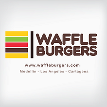 [TARJETA] WAFFLE BURGERS . Br, ing, Identit, and Graphic Design project by Nahomy Rodríguez - 11.30.2015